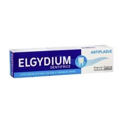 Elgydium Dentifrice anti-plaque lot 2x75 ml 