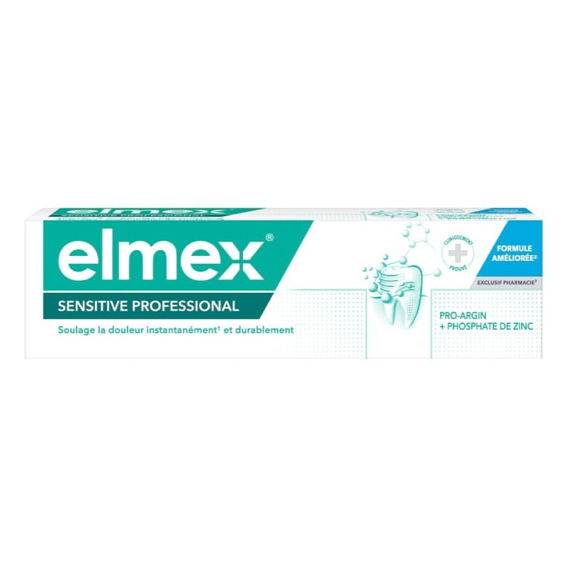 Elmex Sensitive Professional Dentifrice lot 2x75 ml 