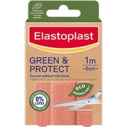 Elastoplast Pansements Green & Protect 10 bandes 10 x 6 cm 