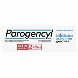 Parogencyl Dentifrice prévention gencives lot de 2x75 ml 