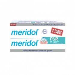 Meridol dentifrice Pur lot 2x75 ml