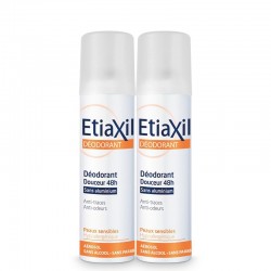 Etiaxil Déodorant douceur 48h aérosol lot 2x150 ml