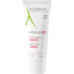 A-Derma Hydralba Crème Hydratante UV Légère 40 ml