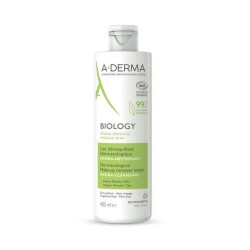 A-Derma Biology Lait Démaquillant dermatologique Bio 400mL 