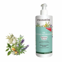 Pranarôm Aromaforce Gel Hydro-Alcoolique Ravintsara Tea-Tree 500 ml