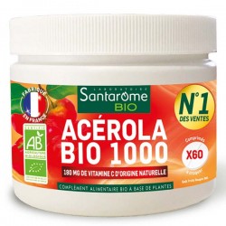 Santarôme Acérola Bio 1000 - 60 comprimés.