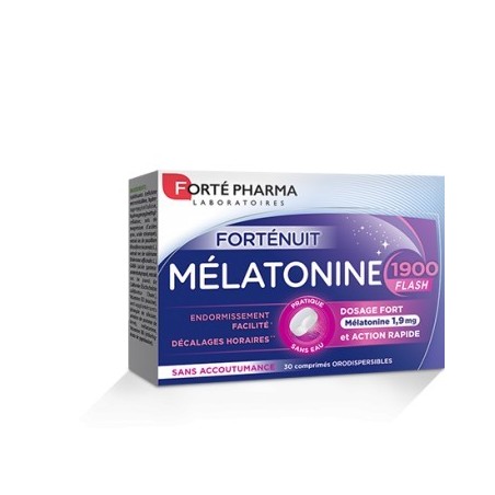 Forté Pharma Forténuit Mélatonine1900 flash 30 comprimés 