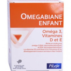 Pileje Omegabiane Enfant 27 pastilles gélifiées