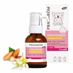 Pranarôm PranaBB Huile massage Amande douce 30 ml