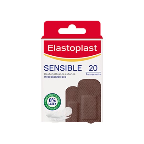 Elastoplast Sensible 20 pansements marron