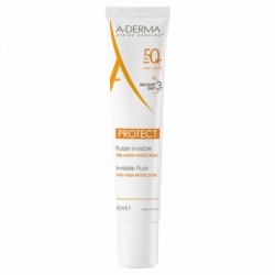 A-Derma Protect Fluide invisible solaire visage SPF 50+ 40ml