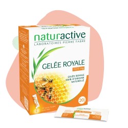 Naturactive Gelée royale 1500 mg 20 sticks fluides de 10 ml