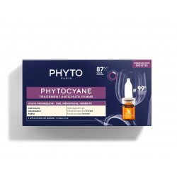 Phytocyane Traitement antichute progressive femme 12 fioles à 5 ml
