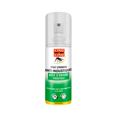Cinq sur Cinq Spray Citriodora anti-moustiques 100 ml