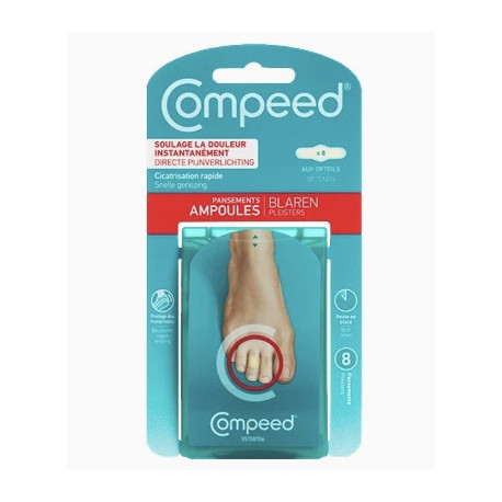 Compeed 8 Pansements ampoules orteils