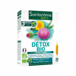 Santarome Detox Bio 5 émonctoires 20 ampoules