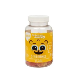 Nat&Form Junior+ 9 vitamines 60 gommes oursons 