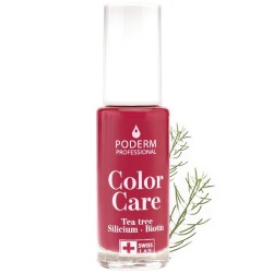 Poderm Professional Vernis Tea Tree Color care Rouge Rose 8 ml 