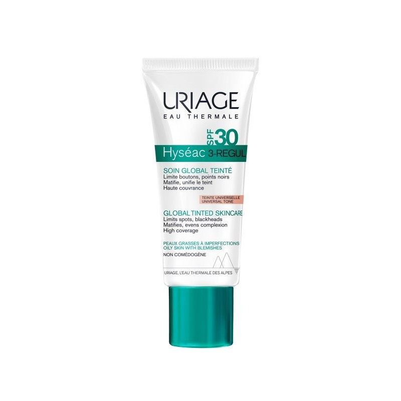 Uriage Hyséac 3-Régul soin global teinté SPF30+ tube 40ml 