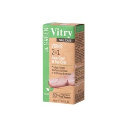 Vitry Be Green Vernis à ongles 2 en 1 Base & Top coat 10 ml 