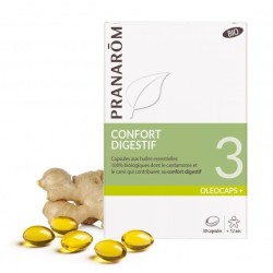 Pranarôm Oléocaps+ 3 Confort digestif 30 capsules 