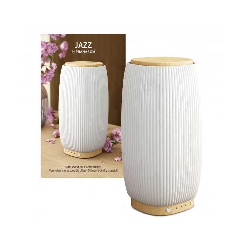 Pranarôm Jazz diffuseur ultrasonique céramique et bambou 