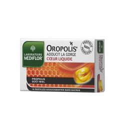 Médiflor Oropolis Coeur Liquide Propolis 16 Pastilles 