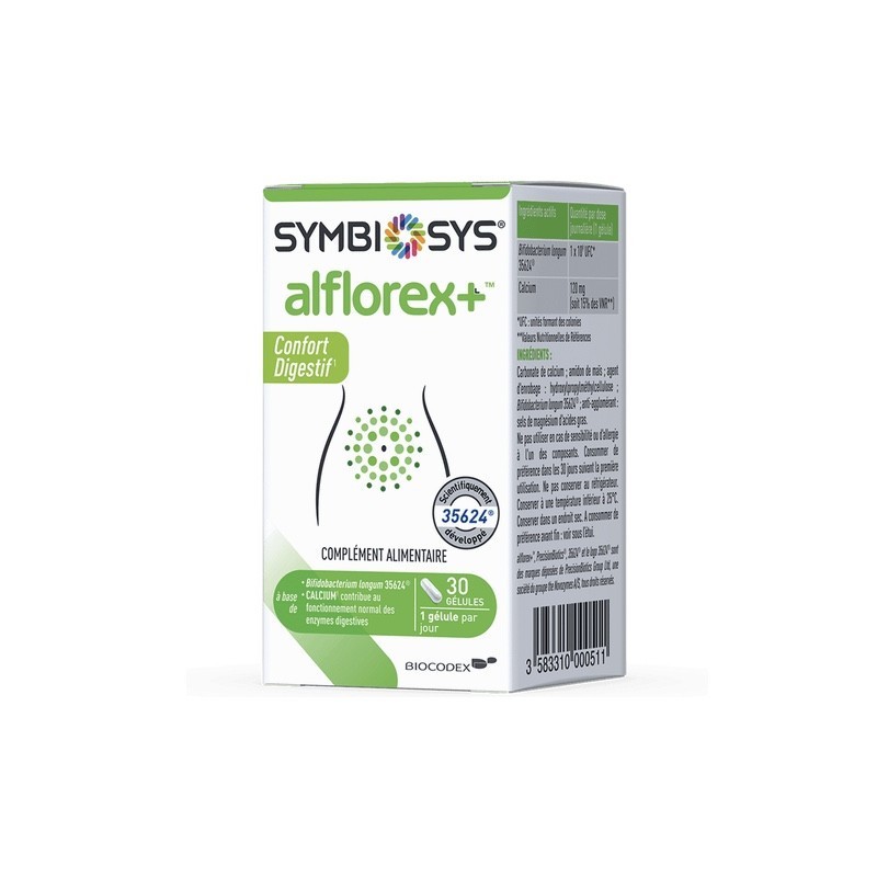 Symbiosys Alflorex+ Confort digestif lot de 2 x 30 gélules 