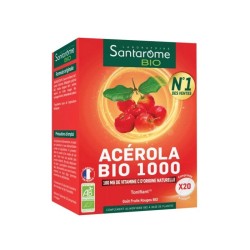 Santarome Acérola Bio 1000 - 20 comprimés 