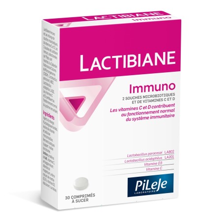 Pileje Lactibiane Immuno 30 comprimés à sucer 