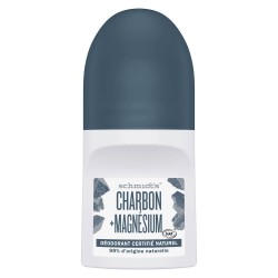 Déodorant Schmidt's Roll on Charbon Magnésium 50ml 