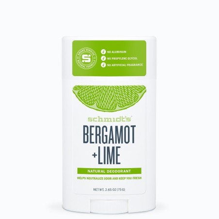 Déodorant Schmidt's stick Signature Bergamote Citron vert 58ml 
