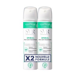 SVR Spirial Spray anti-transpirant intense 48h 2x75ml 