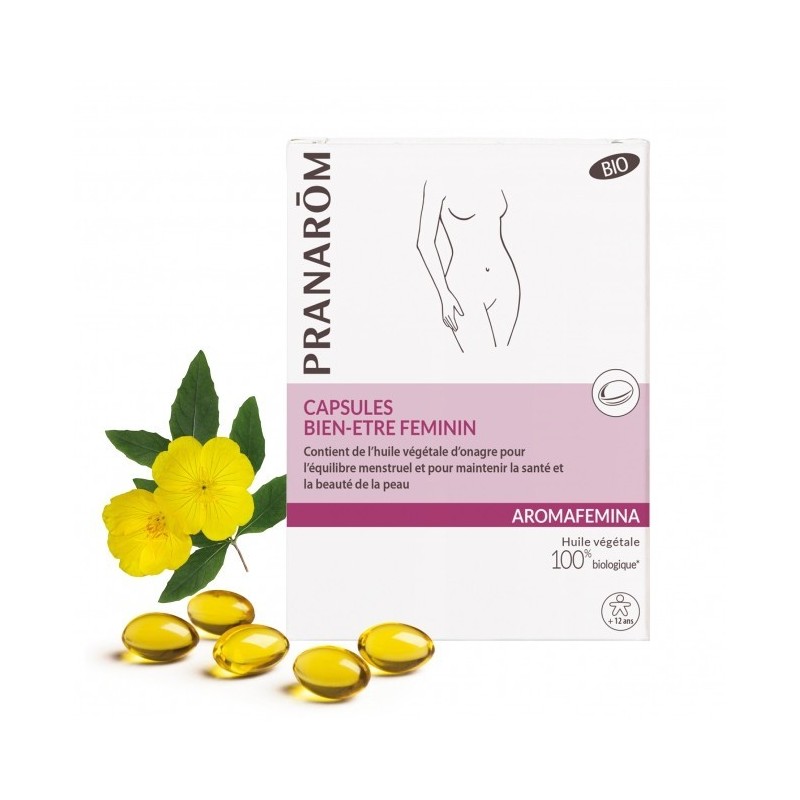 Pranarôm Aromafemina Bio Bien-être Féminin 30 capsules 