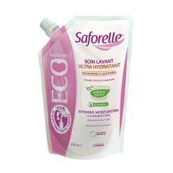 Saforelle Soin lavant ultra hydratant recharge 400 ml 