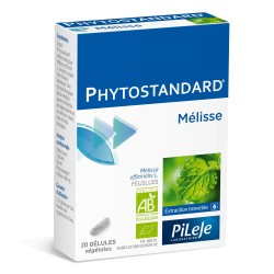 Pileje Phytostandard Mélisse 20 gélules végétales 
