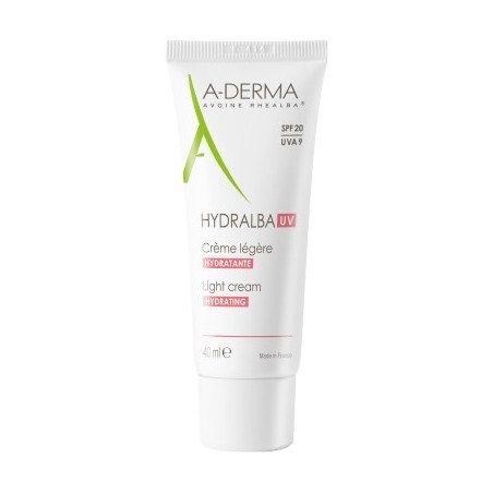 A-Derma Hydralba Crème Hydratante UV Légère 40 ml 