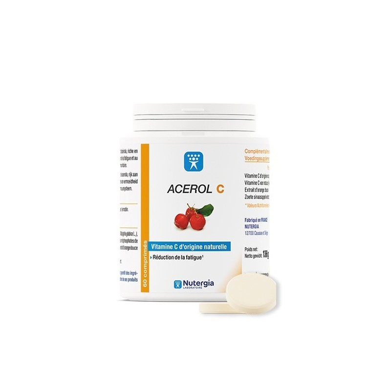 Nutergia Acerol C 60 comprimés 