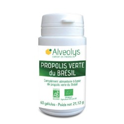 Alveolys Propolis Verte du Brésil Bio 60 gélules 