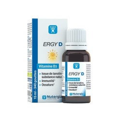 Nutergia Ergy D vitamine D3 Flacon 15 ml 