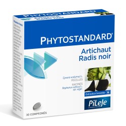 Pileje Phytostandard Artichaut et Radis noir 30 comprimés 