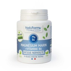 Nat&Form Magnésium marin et Vitamine B6 40 gélules 