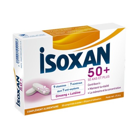 Isoxan Vitalité Sénior 50+ 20 comprimés 