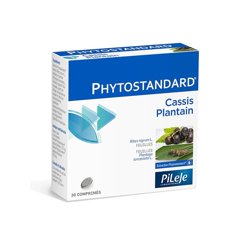 Pileje Phytostandard Cassis et Plantain 30 comprimés 