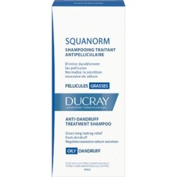 Ducray Squanorm Shampooing traitant antipelliculaire pellicules grasses 200 ml 