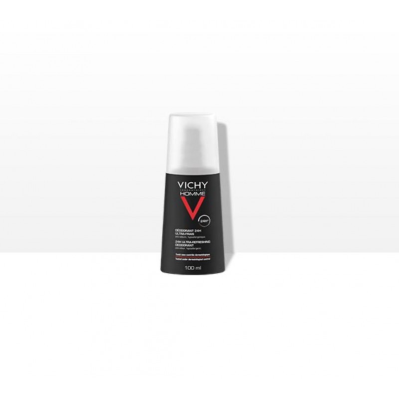 Vichy Homme Déodorant vaporisateur ultra-frais 100 ml