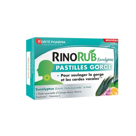 Forté Pharma RinoRub 20 pastilles gorge