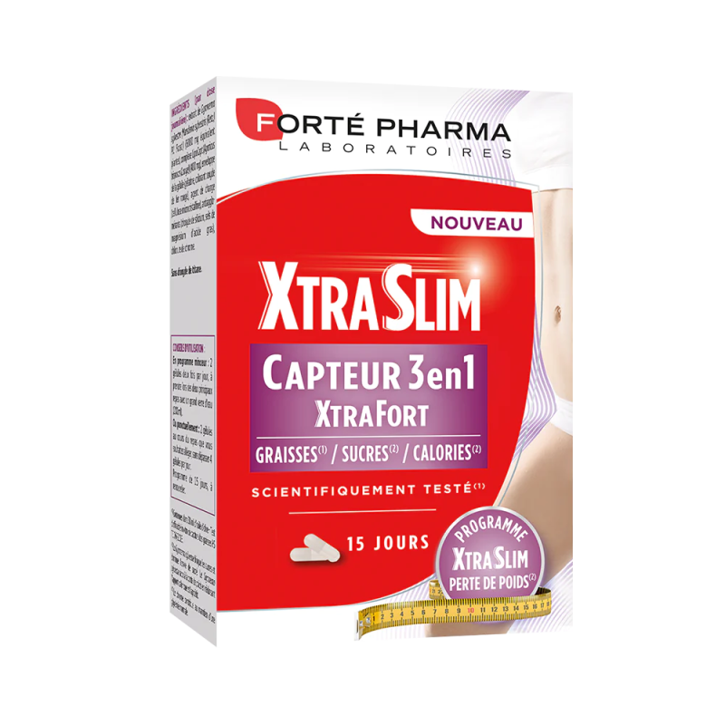 Forté Pharma XtraSlim Capteur 3 en 1 60 gélules