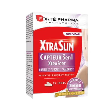 Forté Pharma XtraSlim Capteur 3 en 1 60 gélules
