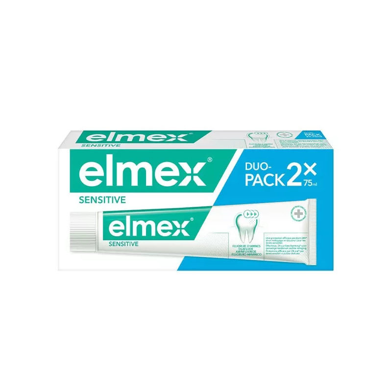 Elmex Dentifrice Sensitive Lot 2x75ml